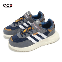 adidas x 迪士尼 童鞋 Retropy F2 CF EL C 中童 灰藍 奇奇蒂蒂 魔鬼氈 小朋友 愛迪達 IH3502