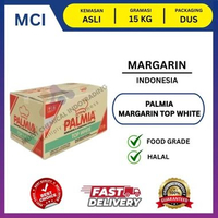 PALMIA TOP WHITE MARGARINE & SHORTENING / MENTEGA PUTIH PALMIA || 1 DUS 15 KG