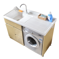 【麗室衛浴】 石英石P-368 洗衣槽60*120CM 材質堅硬 耐磨耐熱 不含落地櫃