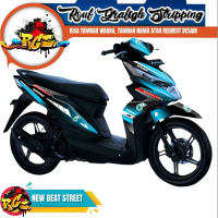 Decal Sticker • Decal Stripping Sticker New Beat Street Full Body Motif Petronas Desain Suka Suka