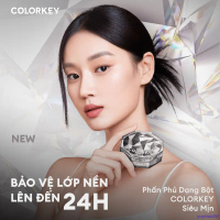 yuyeaou92 Phấn Phủ Dạng Bột COLORKEY Siêu Mịn Giúp Lớp Trang Điểm Tự Nhiên 8g
