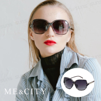 【ME&amp;CITY】皇室風格紋路太陽眼鏡 品牌墨鏡 抗UV400(ME120012 C201)
