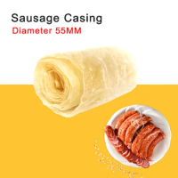 Φ55mm Width 85mm*1M Sausage Casings For Sausage Store Casing for Sausage Gut BBQ Grill Maker Food Stuffer Tools Kitchen Supplies
