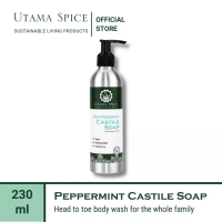 Utama Spice Utama Spice Castile Soap Peppermint 230 ml Aluminium