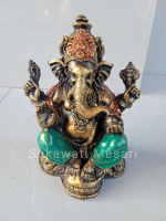 Patung Ganesha 18cm Resin Patung Dewa Dewi Bali