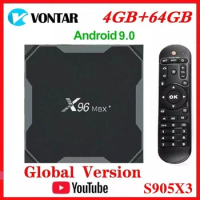 Vontar Amlogic S905X3 Android 9.0 TV BOX X96Max plus 8K Smart Media Player 4GB RAM 64GB ROM X96 Max Set Top Box QuadCore 5G Wifi