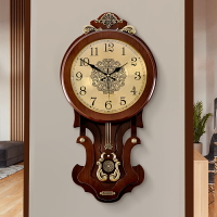 歐式掛鐘 整點報時古典掛鐘歐式家用時尚客廳掛表美式大氣豪華掛墻打點鐘表
