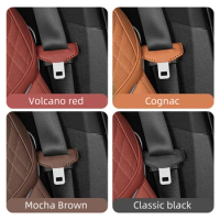 For Toyota Corolla Avalon Supra Yaris Camry Tacoma Avanza Leather Car Seat Belt Buckle Protector Clip Cover Anti-Scratch Covers