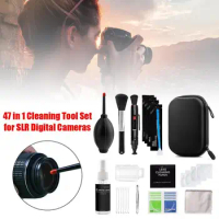 47pcs Camera Cleaner Kit DSLR Lens Digital Camera Sensor Cleaning Set for Sony Fujifilm Nikon Canon SLR DV