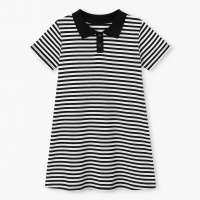 Dress Anak Perempuan Premium Usia 2-8 Tahun Motif Salur Strip Garis Tunik Anak - Fashion Daster anak