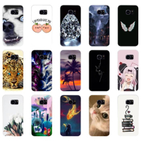 Silicon phone Case For Samsung Galaxy S6 S7 Cases Cover For Samsung S6 S7 edge Phone shell new design full 360 protective 8