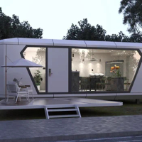 Prefabricated Container House, Prefabricated Mobile House Modular, Space capsule Villa