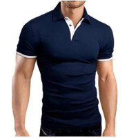 Summer New Men's Collar Hollow Short-sleeved Polo Shirt Breathable Business Fashion T-Shirt Male Brand Clothes