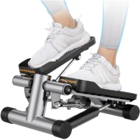 Sportsroyals Stair Stepper for Exercise, Mini Steppers with Resistance Band, Hydraulic Fitness Stepper Exercise Home
