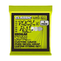 【ERNIE BALL】原廠美國製造 3251 Pure Nickel 鈍鎳 電吉他套弦 3件組 10-46(公司貨保證)