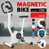 SN - BG SPORT Sepeda Statis Fitness Spinning Bike Excerice YS02 Alat Gym Fitness Rumahan WHITE-YS02