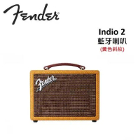 Fender Indio 2 攜帶式 藍牙喇叭(黃色斜紋) 台灣公司貨