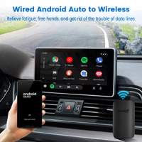 Carlinkit Wireless Carplay Adapter Android Auto System Box Wired to Wireless Connection Car Multimedia Player Accessories