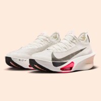 【NIKE 耐吉】慢跑鞋 Alphafly 3 ZoomX 男鞋 緩震 穩定 包覆 馬拉松 高階跑鞋 白色 粉色(FD8311-103)