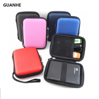 GUANHE Hard Disk Drive External Hard Drive Pouch Bag Cover Protector Black for External WD seagate HDD Hard Disk Drive
