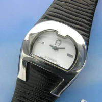 “Big A” Shell dial original quartz Large size women's watch（Lizard Skin Band）aigner