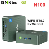 GMKtec G3 12th Alder Lake N100 MINI PC Windows 11 Pro WIFI6 BT5.2 DMMI DDR4 M.2 2280 NVMe SSD PCIE 3.0 Effective Gaming Mini PC