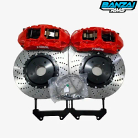 BBK RED HSR 6 PISTON MZGT6 FRONT 355X32 DRILLED X-PANDER