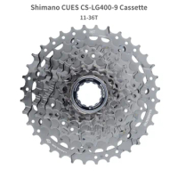 Shimano CUES CS-LG400-9 9 Speed 11-36T/11-41T/11-46T MTB Linkglide Cassette Freewheel