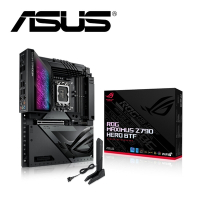 華碩 MAXIMUS Z790 HERO BTF 背插 主機板+ROG Hyperion GR701 BTF 創世神+ROG Herculx 顯示卡支撐架