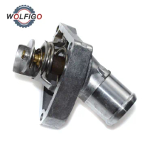 WOLFIGO Engine Coolant Thermostat For Infiniti FX35 G35 M35 QX4 Nissan 350Z Frontier Pathfinder Xterra 2120031U1B 21200-4W01B