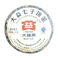 【茶韻】普洱茶2012年大益8582生茶茶餅(附茶樣10克.茶刀.收藏盒各1)