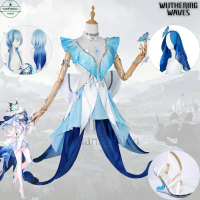[Ada Stok] Set Cosplay Wuthering Waves - Pakaian Penuh Berinspirasikan Anime costume character