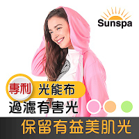 Sunspa 真 專利光能布 UPF50+ 遮陽防曬 濾光 連帽外套