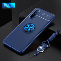 Luxury Silicone case For OnePlus Nord CE 5G One Plus 9 Pro 1+ Nord N10 5G N100 8T 8 Pro case With Strip Cover Finger Ring Holder
