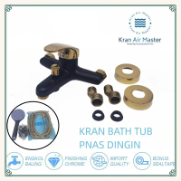 Kran Bath Tub Set Panas Dingin Hitam Shower Mandi Set Copper showers golden shower set kamar mandi B