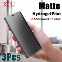 1-3PCS 3D Curved Frosted Matte Hydrogel Film for VIVO X100 Ultra X100s Pro Screen Protector for Vivo Y200 Pro GT Soft Film