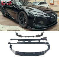 High Quality Carbon Fiber Front Bumper Lip Side Skirt Rear Diffuser For Lexus LC500 LC500H Bodykit