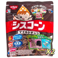 日清 - 朱古力粟米片 200gX2包 (9 種維他命 10 億乳酸菌配合)【平行進口】