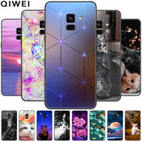 For Samsung Galaxy A8 2018 Case Soft Silicon TPU Luxury Phone Back Cover for Samsung A8 Plus 2018 Protector Shockproof Shell A8+