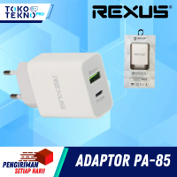 Rexus PA85 / PA-85 Adapter Quick Charge Power Delivery Type C 3.0 Charger 20W 2 Port