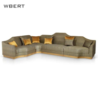 Nordic Modern Luxury Living Room Leisure Sofa Set Custom Fabric For Hotels Restaurants Sales Department Negotiates-wbert