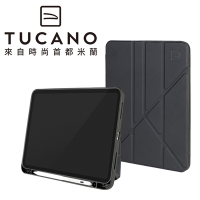 義大利 TUCANO Bamboo iPad (第10代) 10.9吋 專用 多角度保護殼 - 黑色