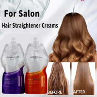 500ml*2/Set Keratin Correction Treatment Hair Straightening Cream Organic Keratin Protein Hair Straightener Creams For Salon