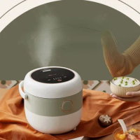 Mini Rice Cooker Ceramic Oil 1-2 People Eat Baby Home Dormitory Porridge Cooking Rice Small Electric Rice Cooker Food Truck