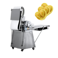 Electric Mini Dough Sheeter Pita Bread Dough Sheeter Shortening Machine Croissants Equipment Stainless Steel