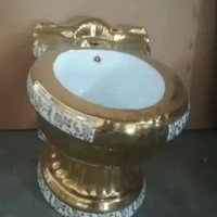 Lave - femmes Waschmaschine Ceramic gold toilet bidet basin color toilet set Women's washing machine Bidets bidet Lave - femmes