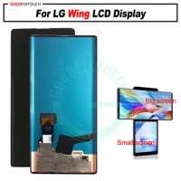 100% Tested OK LG Wing 5G LCD Screen Display + Touch Panel Digitizer Assembly F100N F100VMY