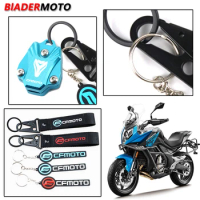 Motorcycle Keyring Key Chain Ring For CFMOTO CF MOTO CLX700 800MT 700MT 650NK 450SS All Years Embroidery Keychain Accessories