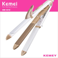 Máy uốn, duỗi, bấm, dập xù Kemei 1213 đa năng 3in1