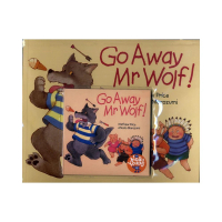 【麥克兒童外文】Go Away Mr Wolf（平裝書＋CD））